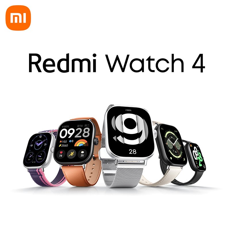 2024 Smart Wearable 5ATM Waterproof Level 150+ Sports Modes Watch Strap Redmi Watch 4 Smart Watch for Sport